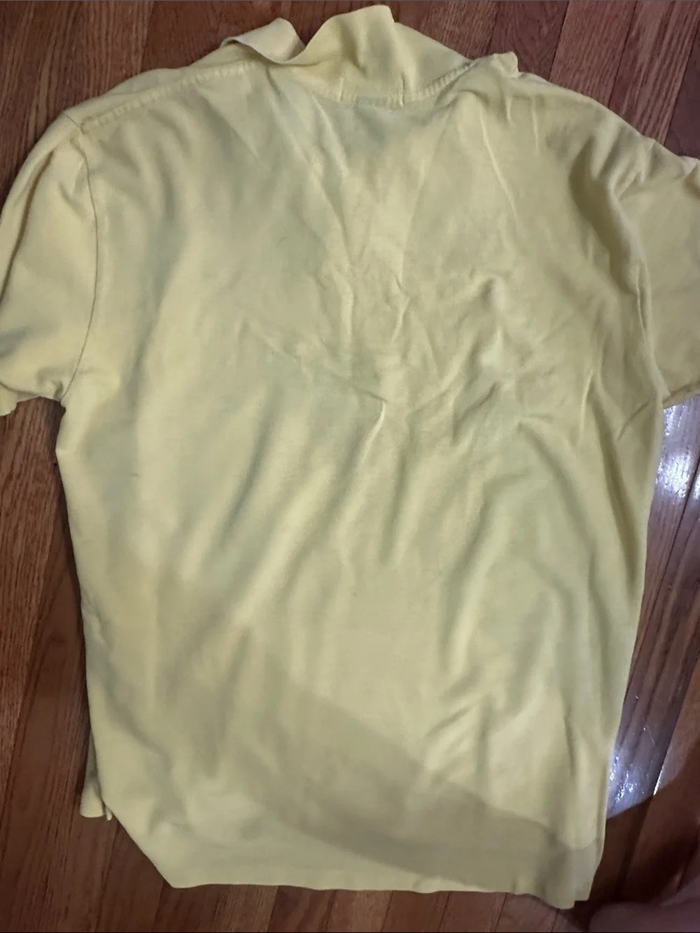 Ralph Lauren Men’s Pale Yellow Polo with Blue Pony